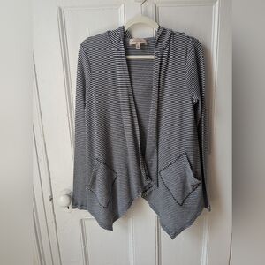 Philosophy Striped Sharkbite Striped Cardigan - Size M